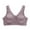 Purple, variant on fatyb Everyday Bras for Women Plus Size Front Closure Bras No Underwire Full Coverage Womens Push up Bras