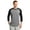 Heather Grey/ Black, variant on T200 Sport-Tek Men's Softball Shirt Colorblock Raglan Jersey