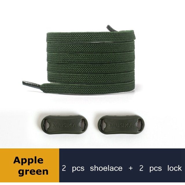 1 par de cordones elásticos planos sin atar cordones de zapatos zapatillas de deporte cordones para adultos y niños cordones perezosos talla única para todos los zapatos accesorios Italia Gao Jinjia LED