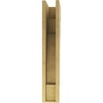 thumbnail image 4 of 5"W x 10"D x 30"H Thin Mediterranean Rough Cedar Woodgrain TimberThane Corbel, Primed Tan, 4 of 6