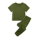 thumbnail image 1 of Odeerbi 1-7 Años Niños Niñas Pijamas de Verano Camisetas de Manga Corta de Algodón Pantalones Conjunto de Dos Piezas de Pijama Suave, 1 of 8