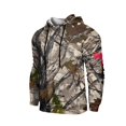 thumbnail image 4 of Havenx Camo Hoodie for Men Long Sleeve Camouflage Print Hoodies with Pockets Drawstring Hooded Sweatshirt Athletic Workout Fall Winter Fishing Hunting Casual Pullover,Gray L, 4 of 6