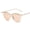 Light Brown, variant on Fashion Cat Eye Sunglasses for Women, UV400 Protection, Resin Lens, Metal Frame, Trendy Eyewear