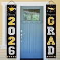 thumbnail image 2 of WEIH Graduation Decorations Class of 2026 Black Graduation Porch Sign, Large 70" x 13" Congrats Grad Banner for Front Door Home Yard Party Decor, Pre-assembled Outdoor Graduation Party Supplies, 2 of 12