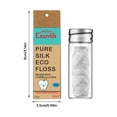 thumbnail image 3 of Vegan Floss Floss Plant Based Wax Floss With Natural Mint Flavorin Biodegradable Floss Container, Household Toothpicks, 3 of 9