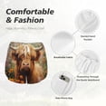 thumbnail image 4 of Rateoe Cute Floral Cow Printed 2 in 1 Women's Workout Shorts for Athletic Gym Running Shorts with Phone Pockets-Small, 4 of 7