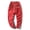 Red, variant on Men's Casual Pants Comfortable Loose Fit Harlan Nine Minute Trousers Breathable Summer Linen Lightweight Style for Every Occasion Mens Trousers Gym Joggers Khaki