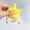 thumbnail image 2 of FELTECHELECTR Juguetes antiestrés, juguetes para aliviar el estrés, juguetes complicados, llavero de gallina ponedora de huevos., 2 of 6