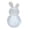 Clear-3024B, variant on 10.25" Easter Bunny Containers Plastic Bunny Shaped Gift Box for Easter Rabbit Candy Reusable Gift Box for Candy