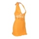 thumbnail image 3 of Falda Mini vestido con cuello en V y espalda descubierta para mujer, vestido ajustado sin mangas, traje de vacaciones Kuymtek Amarillo T S para Mujer, 3 of 9