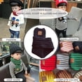thumbnail image 4 of Qarigey Bufanda para niños Cómoda para mantener el calor Bufandas flexibles para niños pequeños Accesorios de ropa exquisitos Accesorio de ropa para Accesorios de disfraces Negro 120cmx8cm Qarigey AP009116-05, 4 of 6