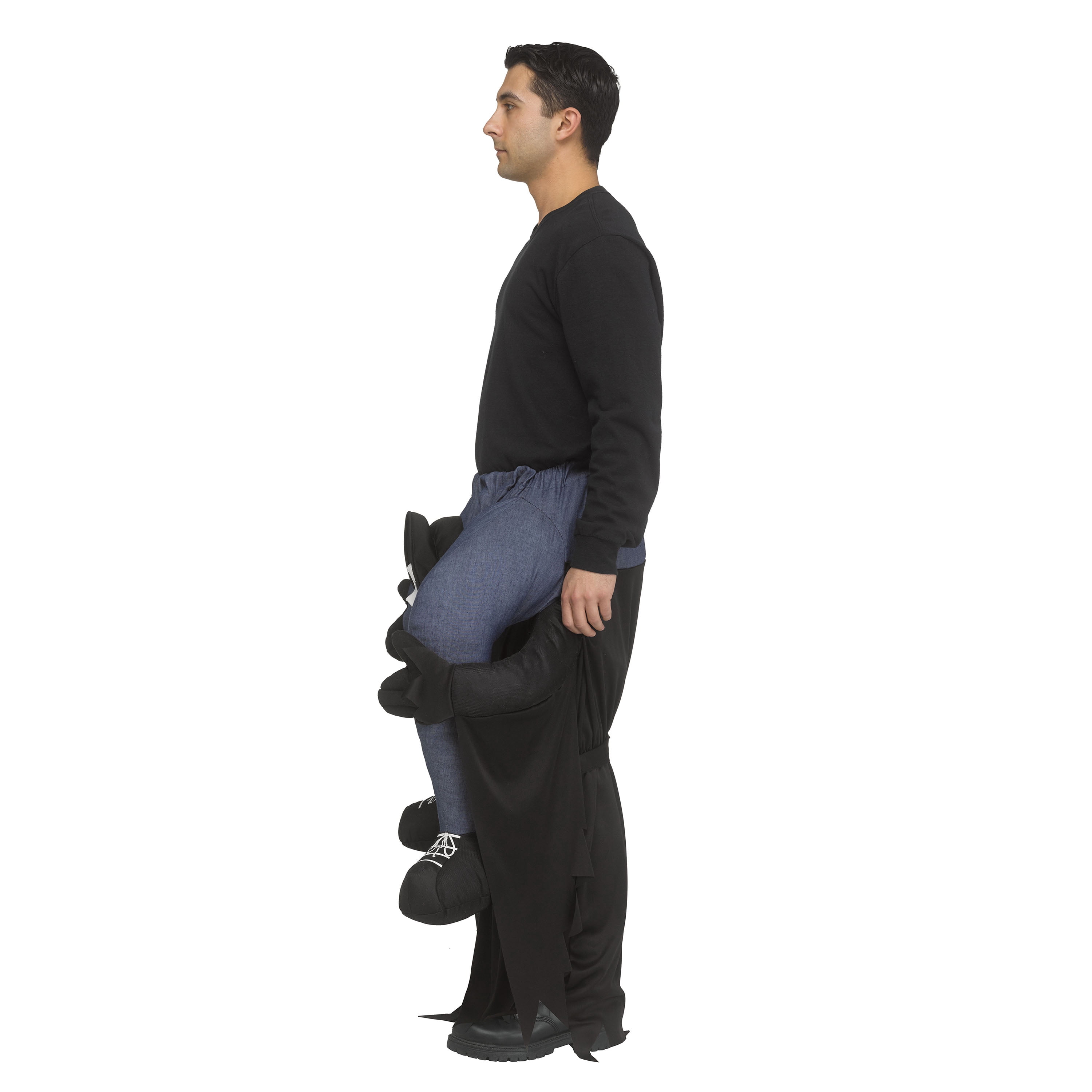Carry Me Ghostface Halloween Costume for Adults, Adult Size XS-XL (26-42), by Fun World