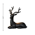 thumbnail image 2 of Trovenix Christmas Deer Figurine Elegant Reindeer Statue Tabletop Decor For Mantel Living Room Bedroom Office Indoor Holiday Winter Home Decoration, 2 of 7