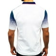 thumbnail image 4 of wendunide polo shirts for men Mens Fashion Casual Sports Printed Turndown Collar Short Sleeve Shirt Top Blouse Mens Polo Shirts White XXL, 4 of 6