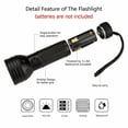 thumbnail image 3 of UV Flashlight Black Light, 51 LED 395 nM Ultraviolet Flashlight Perfect Detector for Pet (Dog and Cat ) Urine, Dry Stains and Bed Bug, Handheld Blacklight for Scorpion Hunting, 3 of 10