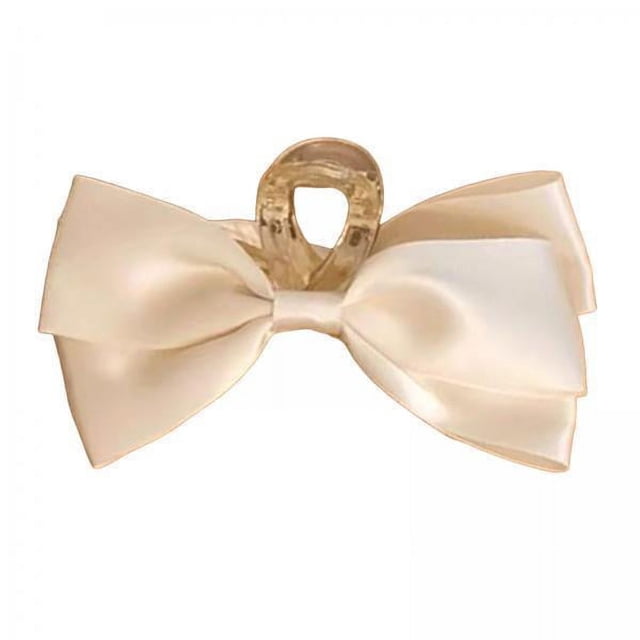 2x Pinza de Lazo para El Pelo con Lazo a La Moda, Pinza para El Pelo con de Tela, Pinza Elegante, Accesorios Decorativos para El Estilo, Pinza 2 piezas