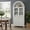White, variant on Mintazer 71" Fluted Tall Arched Kitchen Pantry Cabinet with Adjustable Shelves, Freestanding Storage Cabinet with Glass Doors & Drawer for Kitchen Living Room Dining Room, White