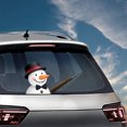 thumbnail image 2 of Kenally Etiqueta engomada del limpiaparabrisas de la ventana trasera del coche de Papá Noel estilo de coche de Navidad divertido brazo que agita las Automoción decorativa y accesorios No.10 Kenally VI1434-10B, 2 of 6