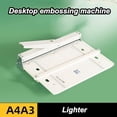 thumbnail image 4 of Manual Paper Creaser, A4/A3 Fold Paper Creasing Machine with Precise Ruler, Paper Feed Thickness: 5MM, Width: 35CM, Indentation Depth: 0.8mm, for Business Cards$$Office, 4 of 8