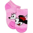 thumbnail image 4 of Disney Baby Girls' Minnie Mouse 6 Pack Socks (Shoe Size 4-7), 4 of 6