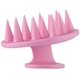 thumbnail image 1 of Cepillo de masaje para el cuero cabelludo, exfoliante de silicona para champú, ideal para lavar el cabello en la ducha y mejorar la circulación sanguínea – Rosa, 1 of 5