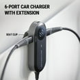 thumbnail image 6 of Scosche CPD100EX-VA1 100W USB Charger Adapter PD 30W & 20W USB-C Ports & 18W USB-A Port w/ 5FT Cable, 6 of 7