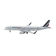 Embraer ERJ-190 Commercial Aircraft Air France Hop (F-HBLR) White with Striped Tail 1/400 Diecast Model Airplane by GeminiJets