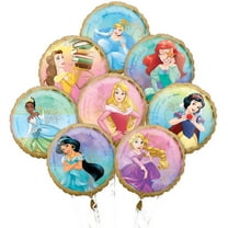 Anagram Disney Princess Balloon Bouquet, 8 Count