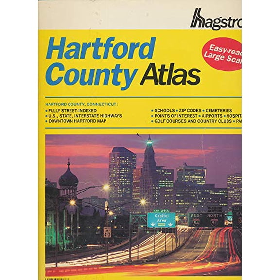 Pre-Owned Hartford County Atlas, 9780880970150, 0880970154, Paperback, 3 edition