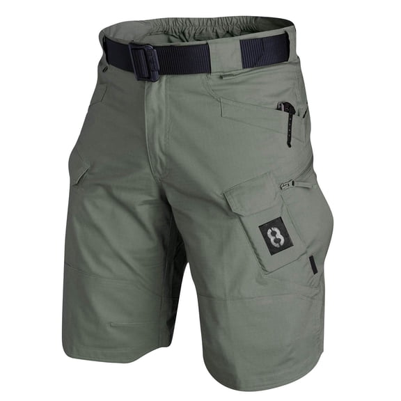 Men Cargo Shorts Outdoor Lightweight Quick Dry Multi Pocket Durable Stretch Waistband Shorts