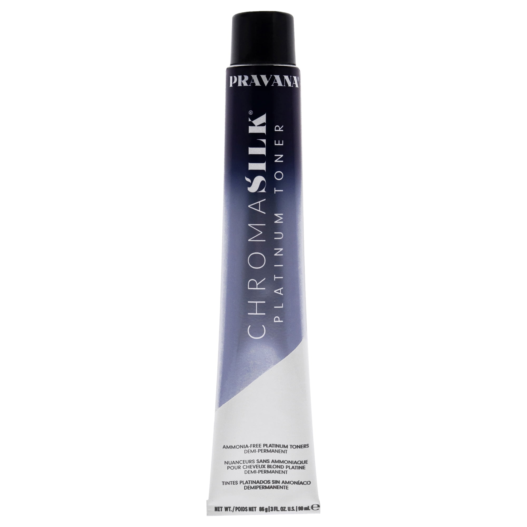 Pravana ChromaSilk Platinum Toner - Smoke, 3 oz Hair Color