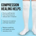 thumbnail image 3 of Impresa 3-Pack Unisex Replacement Sock Liner for Aircast Compression Walking Boot, 3 of 5