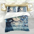 thumbnail image 5 of Attack On Titan-themed Bed Sheet Set Three Piece Set Comfortable And Skin Friendly Unique Design Home Decor Gifts For Family Friends fans54x79Inches（135cm*200cm）, 5 of 6