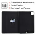 thumbnail image 6 of Allytech iPad Pro 11 inch 2021(3rd Gen)/2020(2nd Gen)/2018(1st Gen), Auto Sleep Wake Flexible Slim Back Cover PU Leather Wallet Folio Card Slots Protective Case for iPad Pro 11", Mandala, 6 of 6