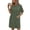 A120 Green, variant on Women's Vintage Polka Dot Print T Shirt Dress Short Sleeve Crew Neck Knee Length Loose A Line Dress with Pockets Casual Summer Sun Dress Stylish Breathable Daily Dress