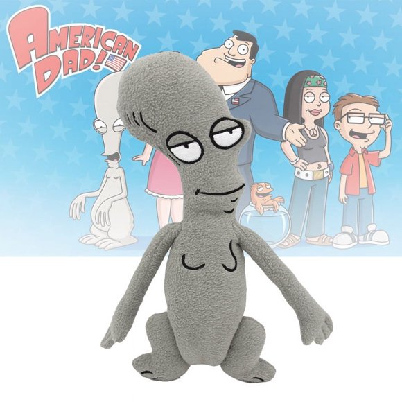 9.84Inch Cartoon film American Dad doll Alien doll American Dad plush toy around
