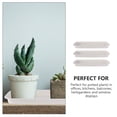 thumbnail image 6 of SOPOTUTU Set of 3 White Plastic Rectangular Plant Saucers for Indoor and Outdoor Gardening, 6 of 8