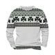 thumbnail image 2 of Ceisia men's Loose Fit Crew Neck Long Sleeve Waffle Knit Top for Holiday Casual Wear Green XXXL Gifts, 2 of 5