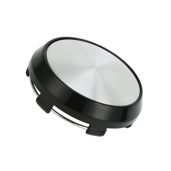 Unique Bargains Wheel Center Caps OD: 68mm/2.68" Black 1Pc with Silver Tone Sticker