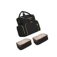 thumbnail image 1 of Nail Polish Storage Bag Handbag with Sturdy Zippers Travel Cosmetic Bag, 1 of 9