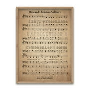 Onward Christian Soldiers - Unframed Hymn Wall Art Print