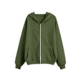 thumbnail image 5 of Shadoumai Oversized Hoodie For Girls 2026 Fall Winter Trendy Long Sleeve Zip Up Hooded Sweatshirt Cute Preppy Teens Clothes, 5 of 5
