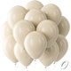 thumbnail image 1 of Globos de fiesta Bezente de látex arenoso blanco, 30 cm, paquete de 100, 1 of 7