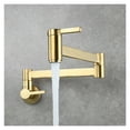thumbnail image 4 of Spout Folding Arm Tap Sink Modern Basin Kitchen Faucet Splash Proof Easy Install Pot Filler Bathroom Double Switch Wall Mount ,Easy to Use, 4 of 6