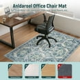 thumbnail image 2 of 48x60 Home Office Chair Mat for Hardwood Floor, Non-Slip Desk Mat for Rolling Chair, Low Pile Carpet Floor Mat, 2 of 7
