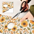 thumbnail image 6 of Yayeee Faucet Mat for Kitchen Sink 14.7" Diatomite Long Splash Guard Pad, Watercolor Sunflowers, 6 of 7