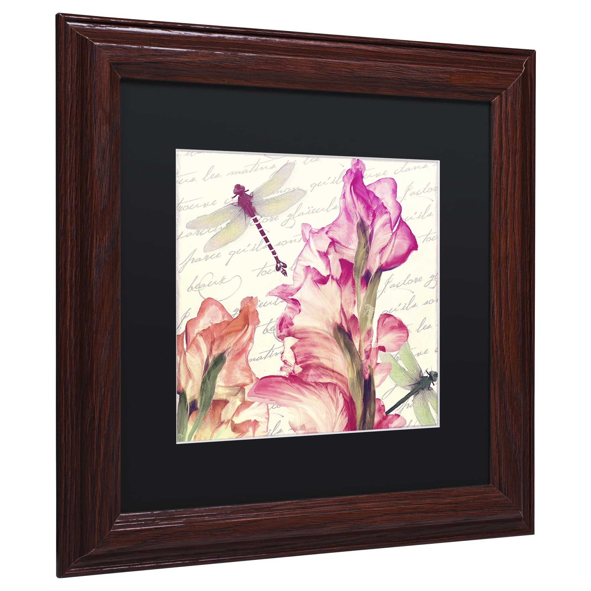 Trademark Fine Art 'Dragonfly Morning I' Matted Framed Art by Color Bakery