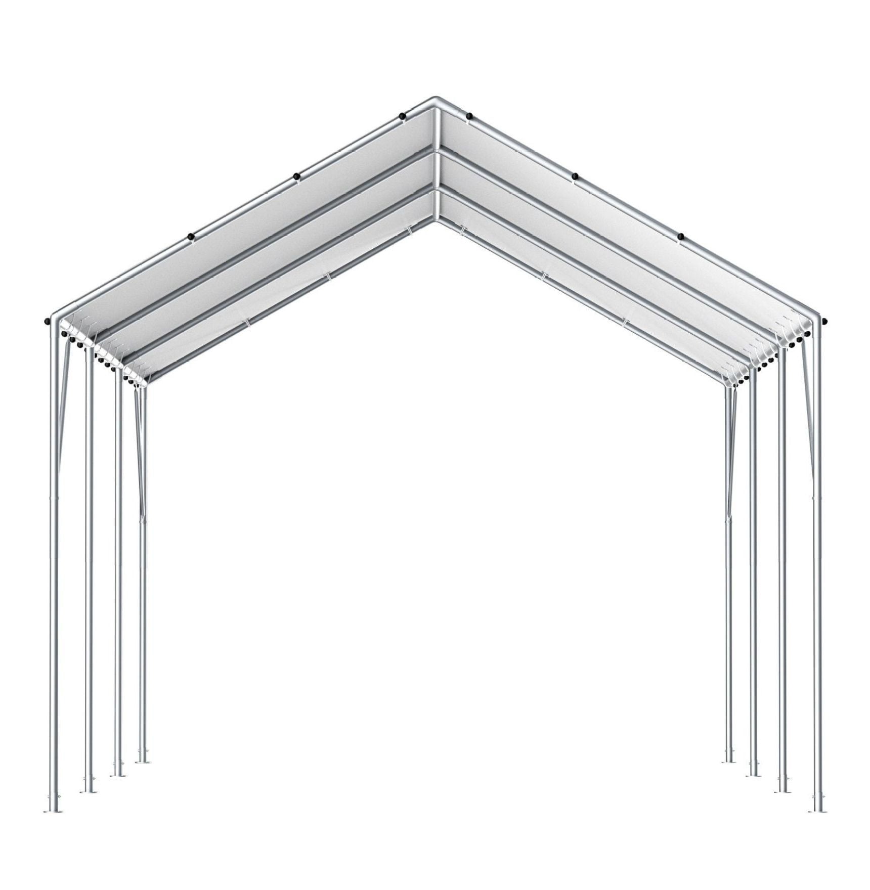 10x20 Carport Canopy Cover Replacement, Waterproof UV Protection Tent Top