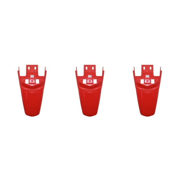 Guardoinrt Robuste et Durable Garde-Boue Arrière Motocross Belle Apparence Multifonctions Rouge 3Set