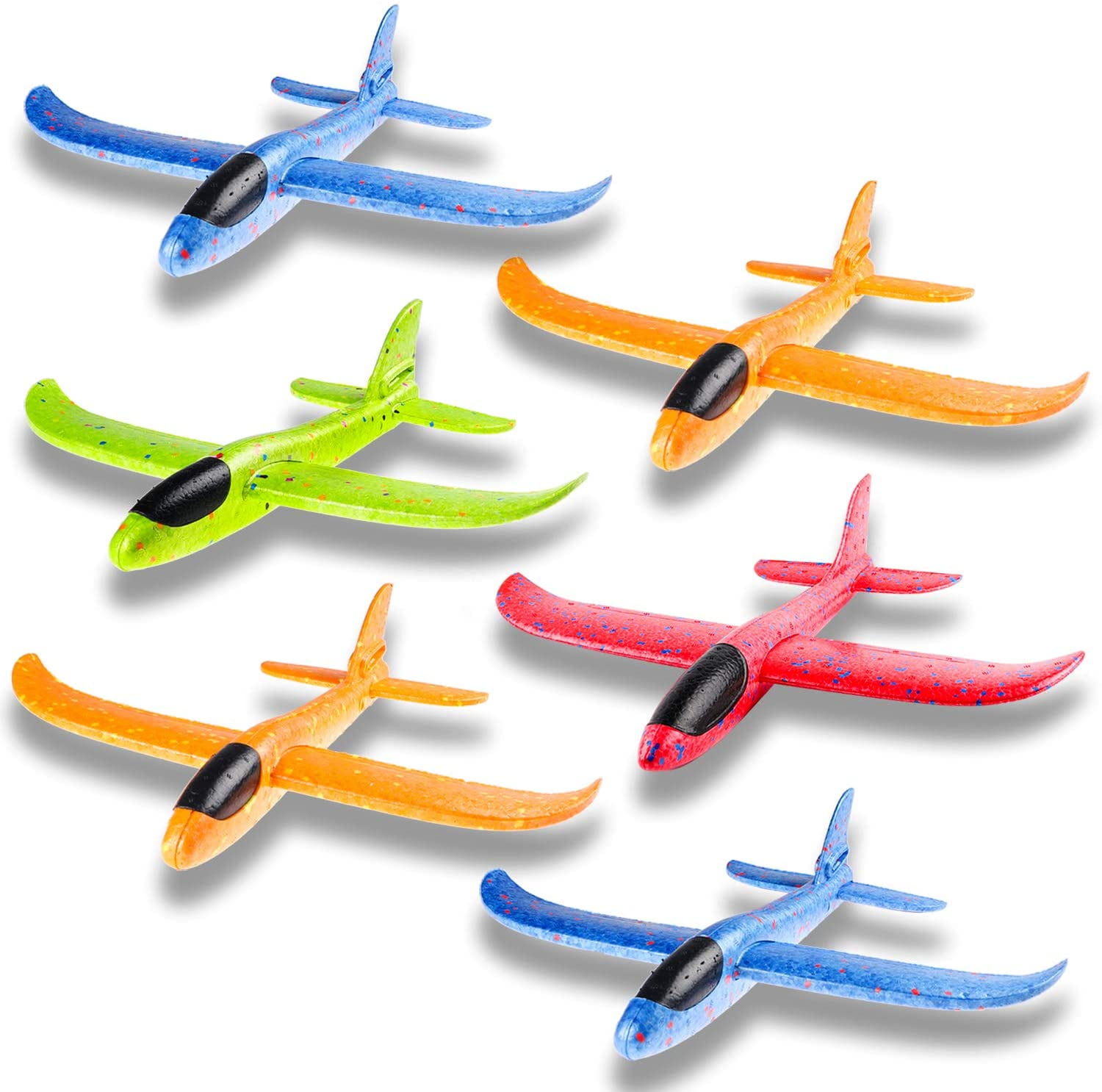 Airplane Toys Glider Planes Throwing Foam For Kids Flying Aircraft Easy Install 